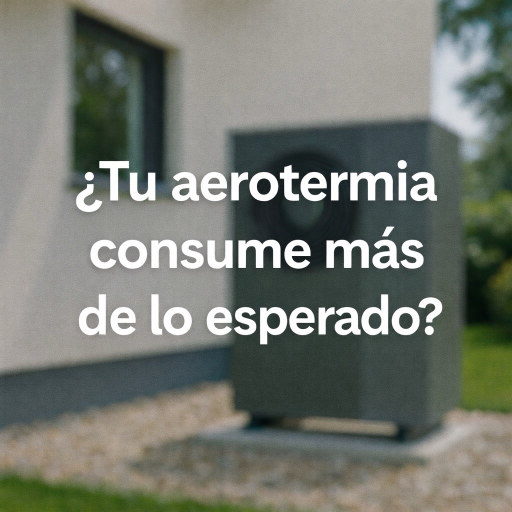 Por qué tu aerotermia consume más de lo esperado