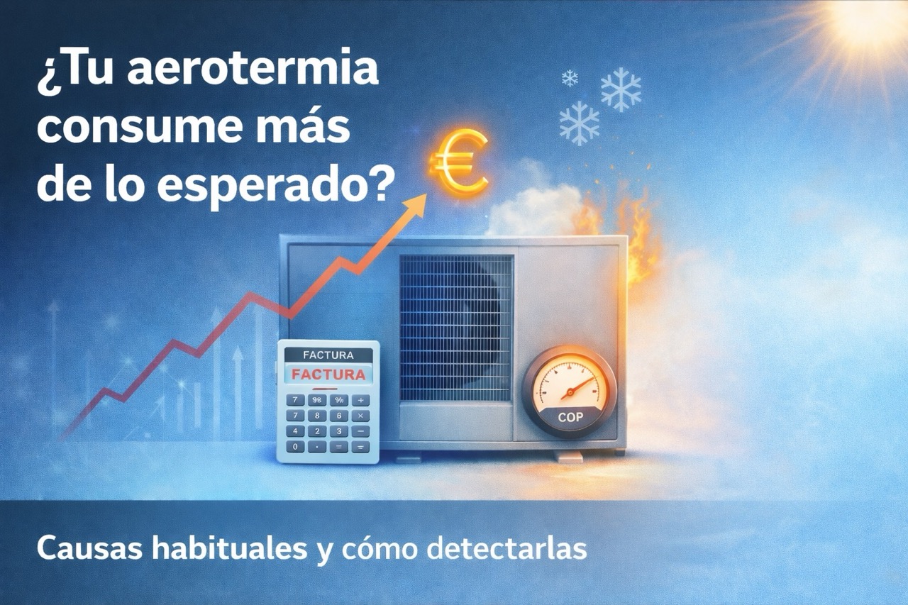 ¿Tu aerotermia consume más de lo esperado?