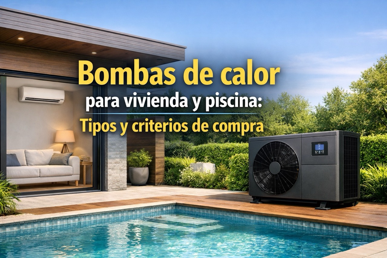 bomba de calor vivienda y piscina tipos y criterios de compra