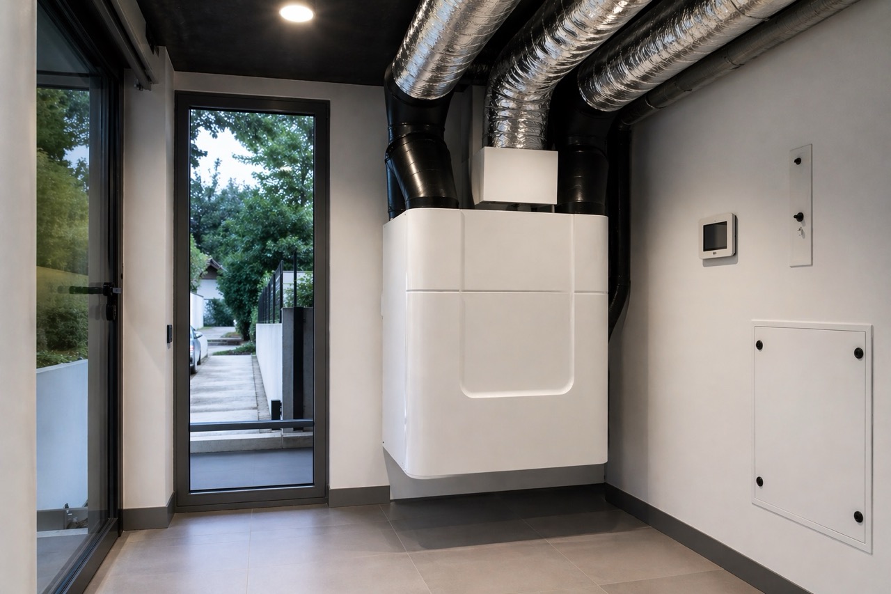 Ventilación mecánica controlada en vivienda unifamiliar